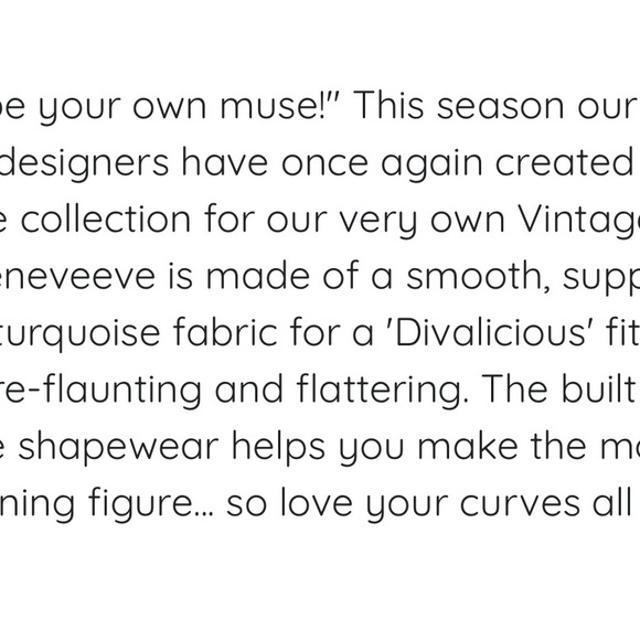 Vintage Diva Turquoise Geneveeve / Monica Dress - Picture 9 of 11